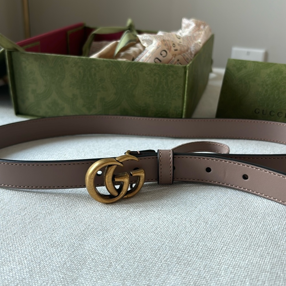 Gucci thin belt